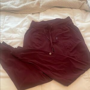 lululemon athletica Burgundy Track Pants